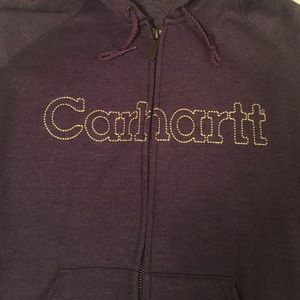 NWOT purple Carhartt zipup
