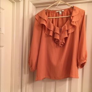 Frilled Peasant Blouse