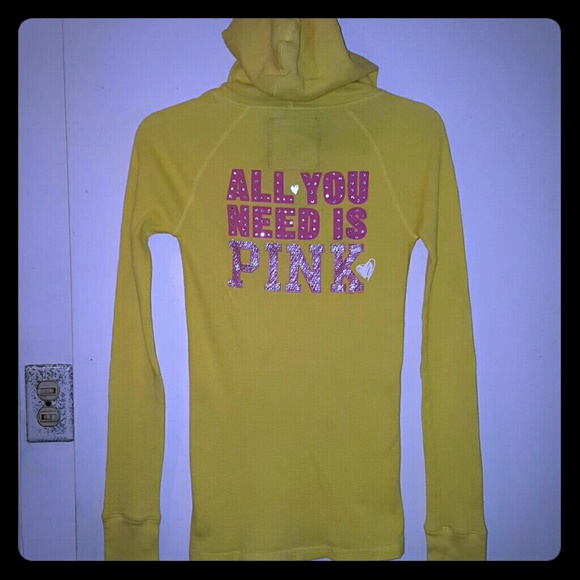 Victoria's Secret Pink hooded thermal