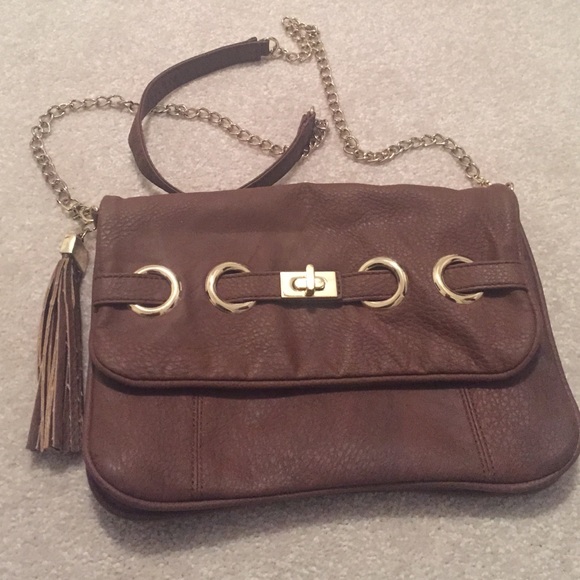 Aldo | Brown Tassel Crossbody Bag
