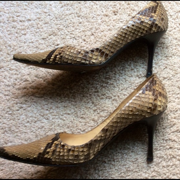 ZANOTTI VICINI genuine snake skin classic hills 9