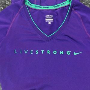 Nike Pro fitted Vneck size X-small