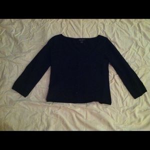 Betsey Johnson Black Cardigan Size Large