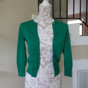 NWT J. Crew Jackie Cardigan Green