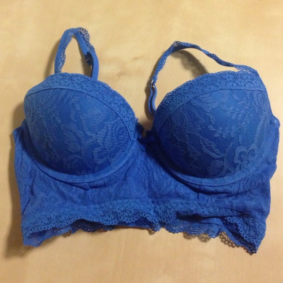Royal blue gilly hicks bra