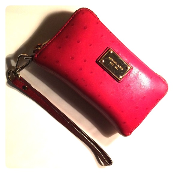Red leather wrislet