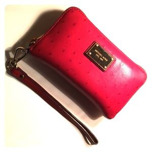 Red leather wrislet