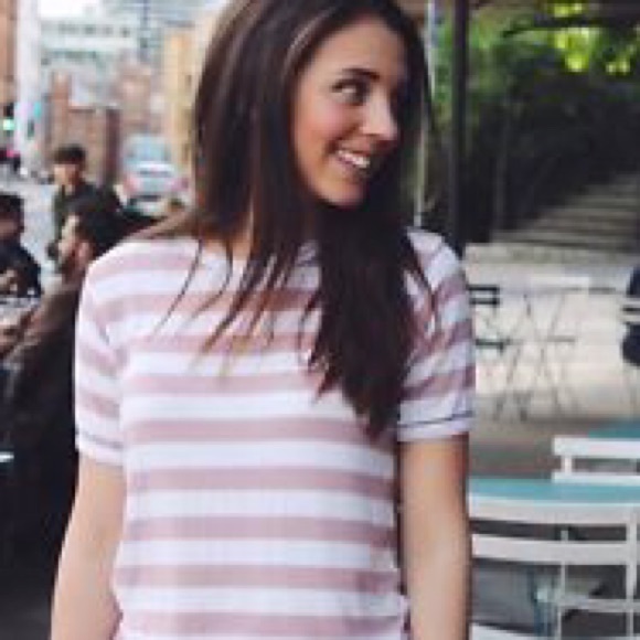 Pink and white Brandy Melville