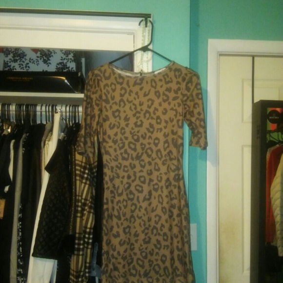 Leopard print dress