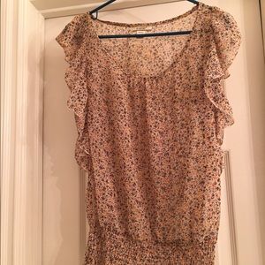 Floral Butterfly Top