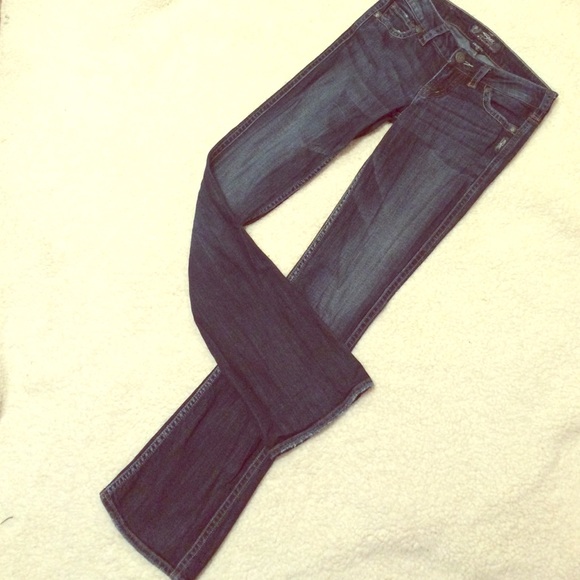 Silver Dark color bootcut jeans