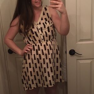 High-low Geometric Dress