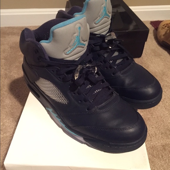 Retro 5 blue New Orlean - Picture 1 of 1