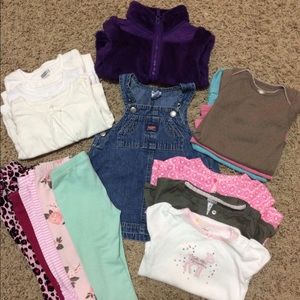 28-piece + 3 dresses & shoes baby girl bundle!