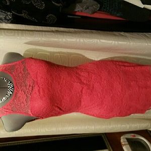 NWT EXPRESS sleeveless   stretch LACE dress