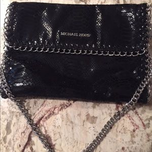 Michael Kors Chelsea Python Clutch