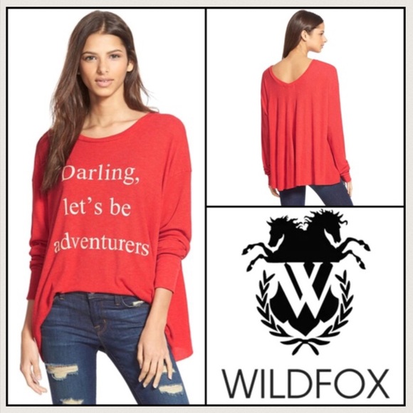 Wildfox Tops - Wildfox “Adventurers" Effortless Thermal