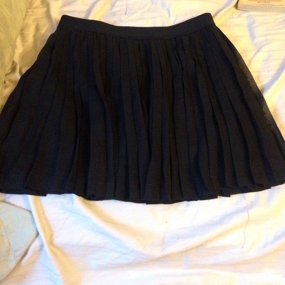 Mini skirt pleated