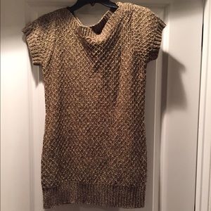 Short sleeve sweater dress
