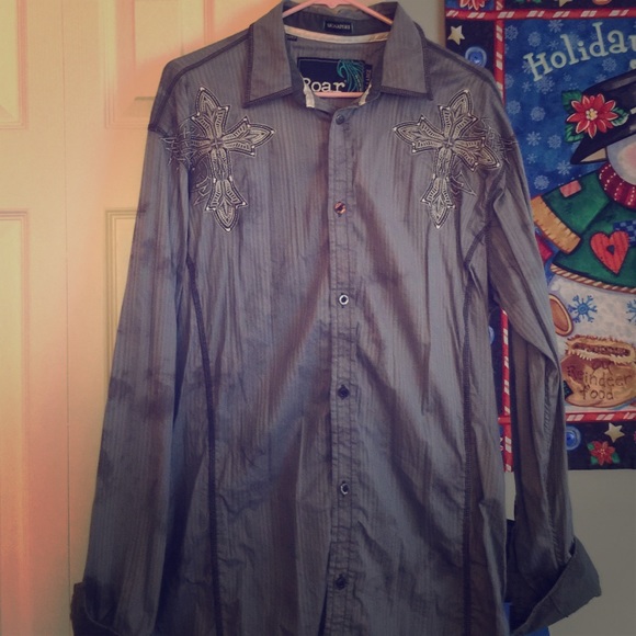 Men's button down shirt