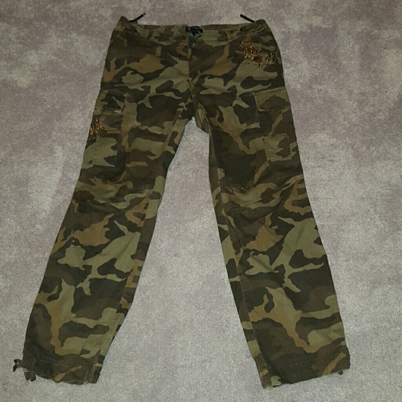 Army fatigue cargo pants