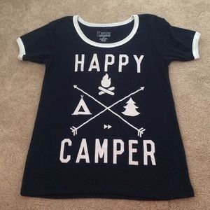 Medium Navy Blue Graphic Tee