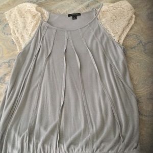 Banana Republic lace and cotton top