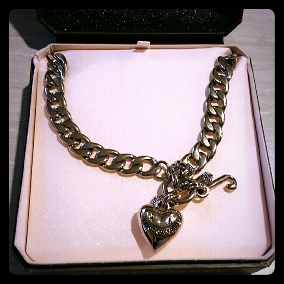 Juicy Couture Starter Necklace Silver