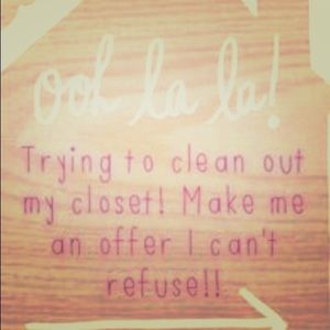 Closet Clean out time!!