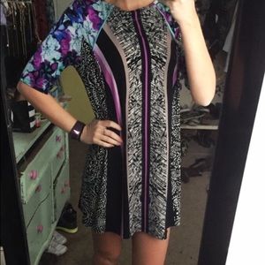 Floral shift dress