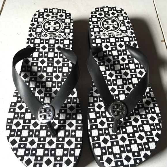 Tory Burch Wedge flip flops