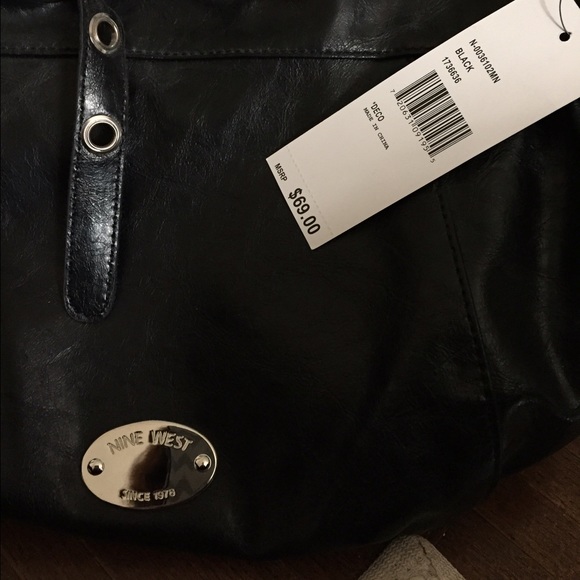 Nine West Black Bucket Style Bag - Picture 4 of 4