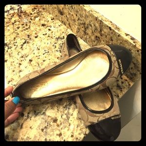 Coach ballerina flats women's size 8