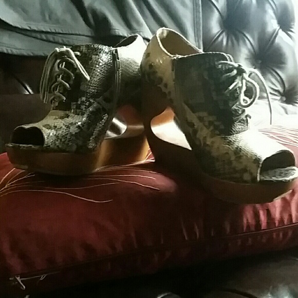 Wedge Wooden Heels