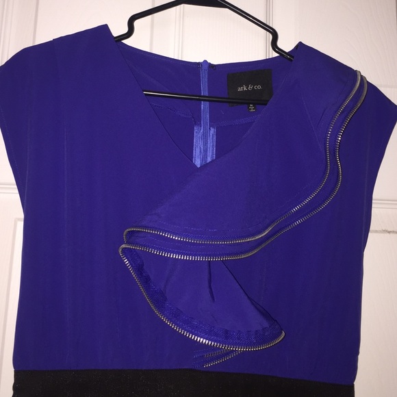 Blue and Black Dress - Picture 2 of 4