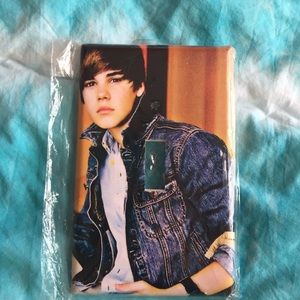 Justin Bieber light switch cover