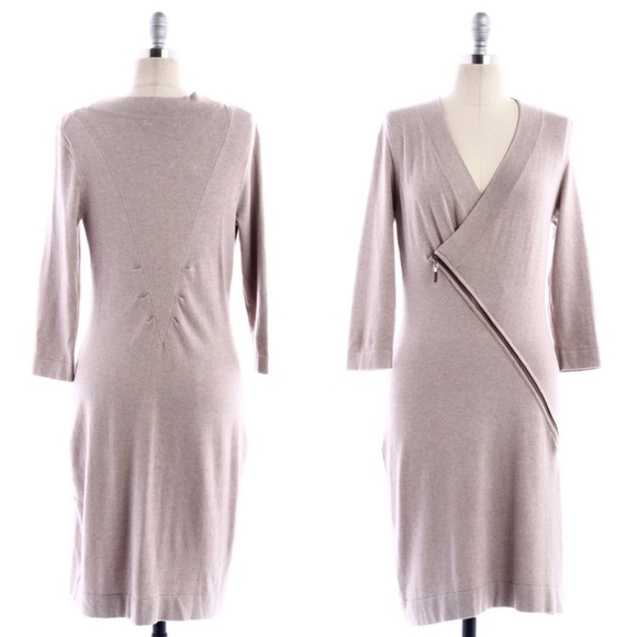 Cullen Khaki Elbow Sleeve dress