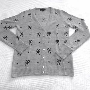 1-HR SALE! Sequin Bow Cardigan, J.Crew Not Factory