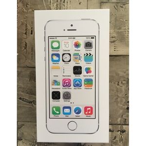 BOX ONLY! iPhone 5s Silver box