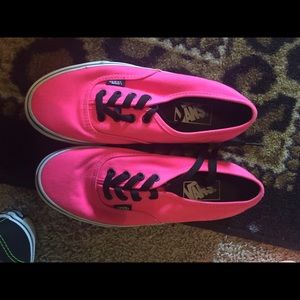 Hot pink vans NEW