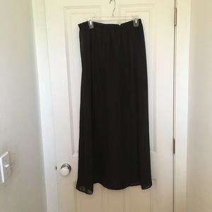 Black Sheer Maxi Skirt Never Worn!