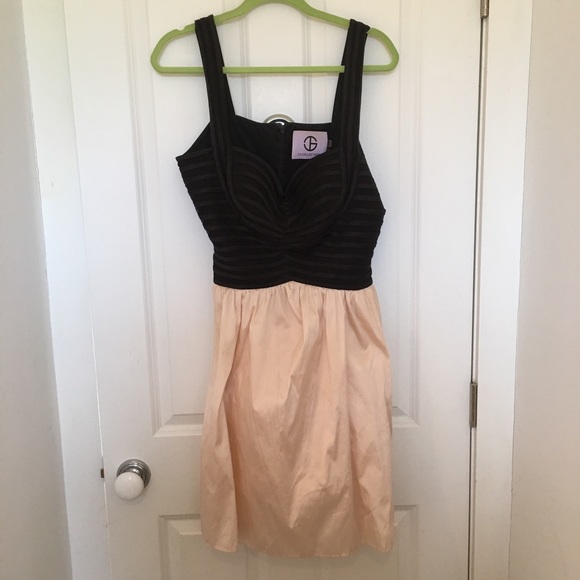 Black and Cream Dress