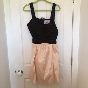 Black and Cream Dress