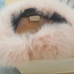 Real fur scarf