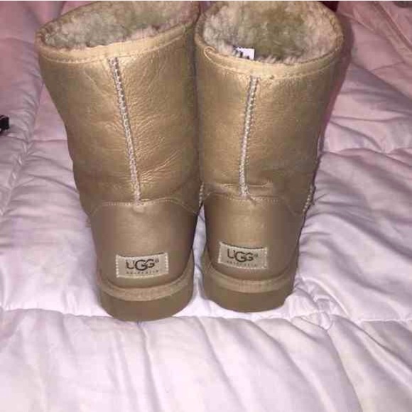 Gold Metallic Uggs