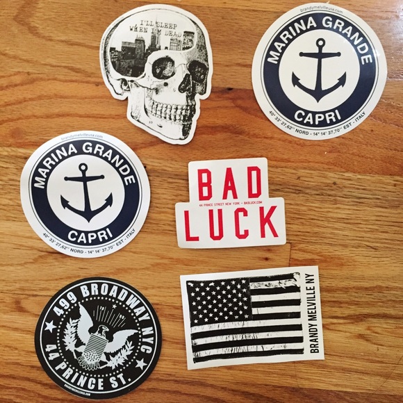 Brandy Melville Sticker Pack (6)