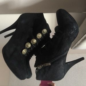 Black guess booties