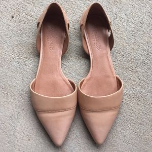 Madewell Pointed D'Orsay Flats