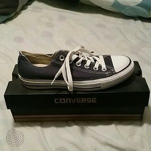 Navy Blue Converse Size 7