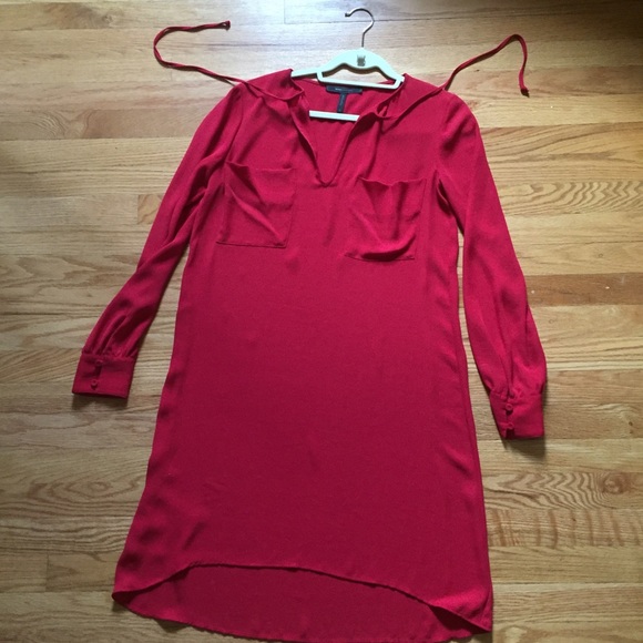 NWOT bcbg maxazria red dress